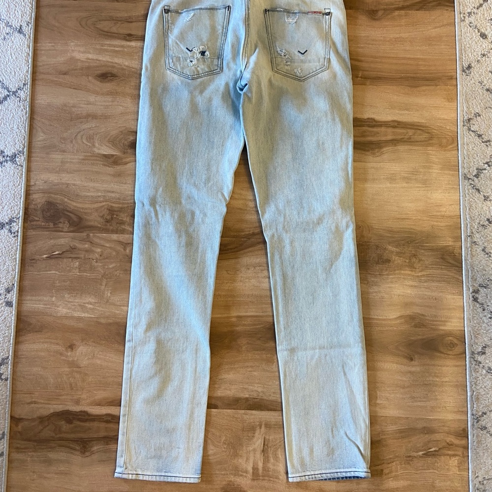 Hudson Jeans Men Size 31 Light Wash Denim Straight - Picture 2 of 7